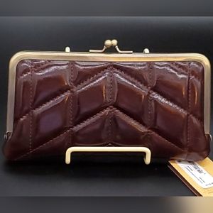 ✴️DONNA'S DAILY DEAL✴️Patricia Nash Everly Quilted Oiled Nappa Leather Wallet